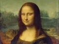 Mona Lisa portrait painting - edited by merchant